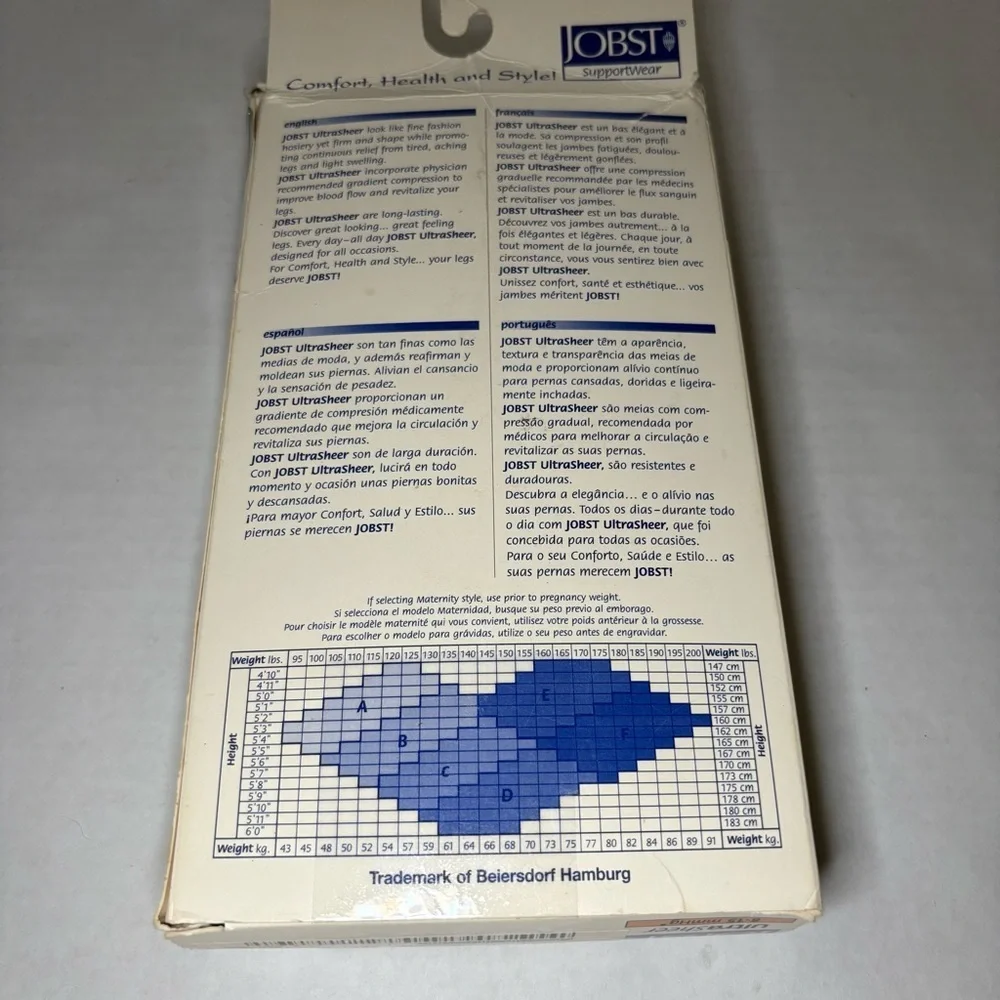 Vintage JOBST Maternity Pantyhose C Deadstock